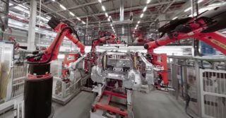 How TESLA car manufacturing plant in Berlin looks like
