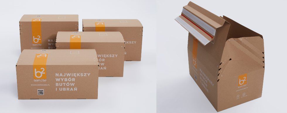 A box for eCommerce that adapts to the size of the product