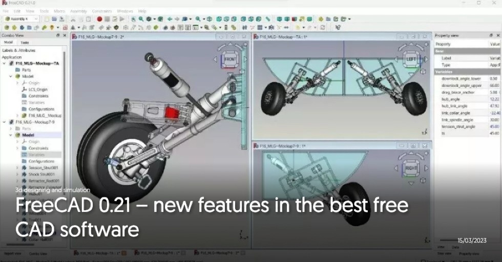 FreeCAD 0.21 the best free CAD software