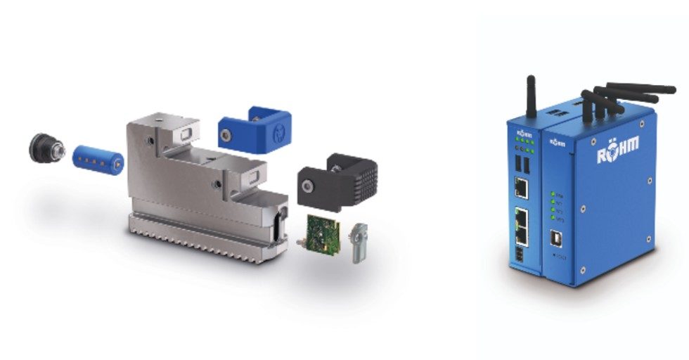 Real-time measurement of clamping force during machining