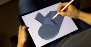 Design a 3D model on a tablet with Shapr3D