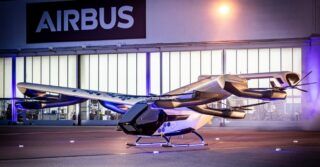 Airbus showed a prototype of an electric air vehicle for urban needs