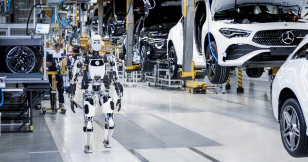 Mercedes tests humanoid robots for low-demand, repetitive tasks