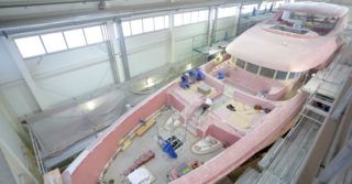 Construction process of the Viatoris superyacht at CONRAD Shipyard