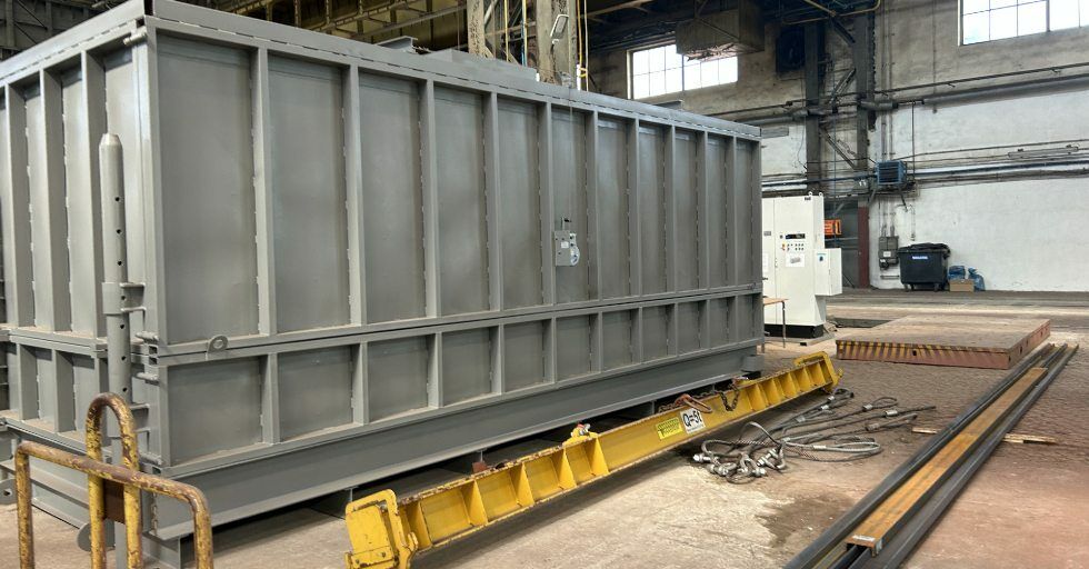 Heatmasters delivered a new heat treatment furnace to RAFAKO in Poland