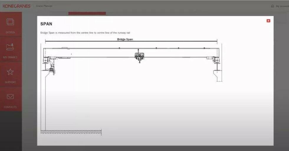 How to design and plan an overhead crane in a production hall simply?