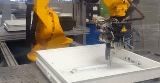 Process robotization in the lighting production factory