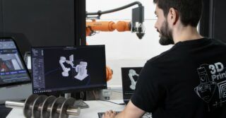Meltio created software for wire-laser 3D printing solutions with a robotic arm