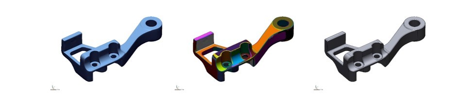 Reverse engineering of the cantilever using regions