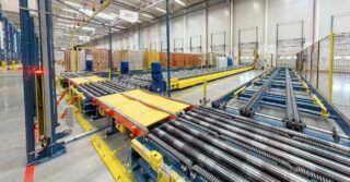 Rational automation of a distribution warehouse in a manufacturing company